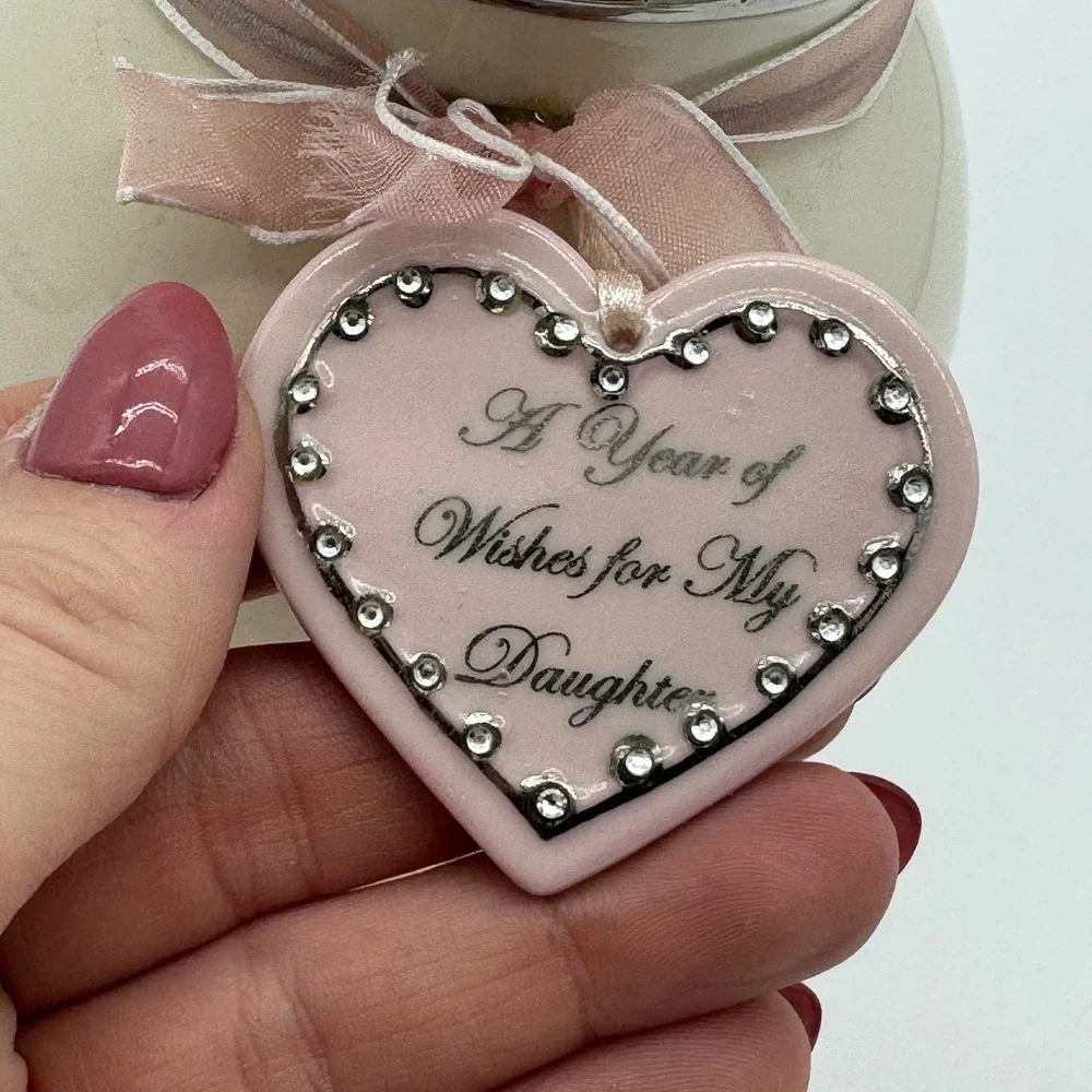 Ardleigh Elliott Musical Ginger‎ Jar A Year Of Wishes For My Daughter Porcelain